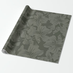 Papel De Presente Padrão verde Floral sem soldadura abstrato,