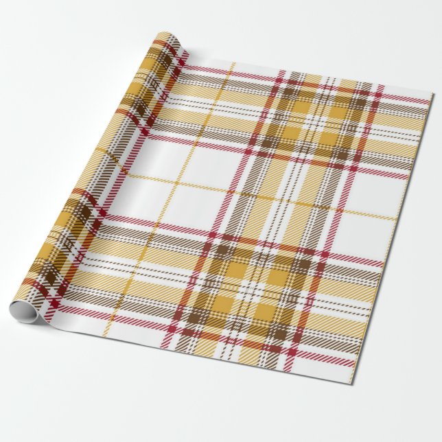 Papel De Presente Padrão verificado (Desenrolado)