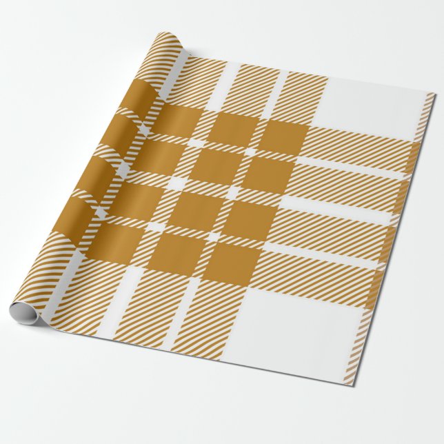 Papel De Presente Padrão verificado (Desenrolado)