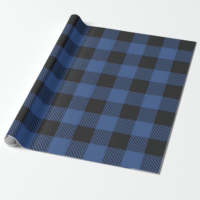 Papel De Presente Padrão verificado (Desenrolado)