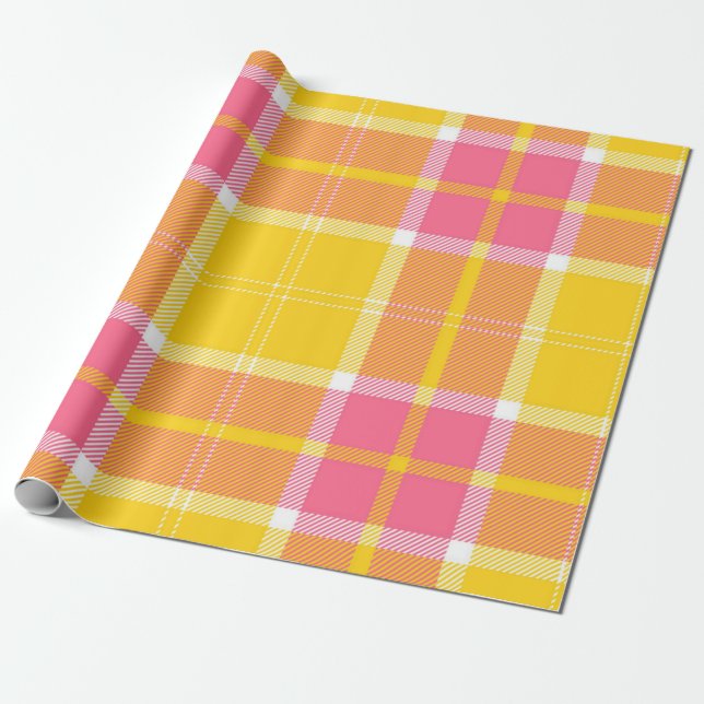 Papel De Presente Padrão verificado (Desenrolado)