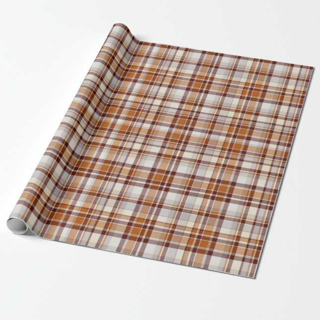 Papel De Presente Padrão verificado (Desenrolado)