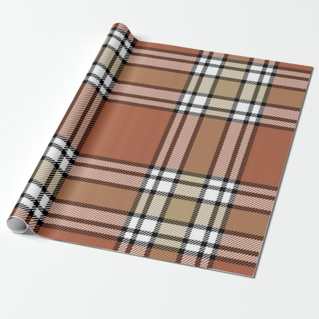 Papel De Presente Padrão verificado (Desenrolado)