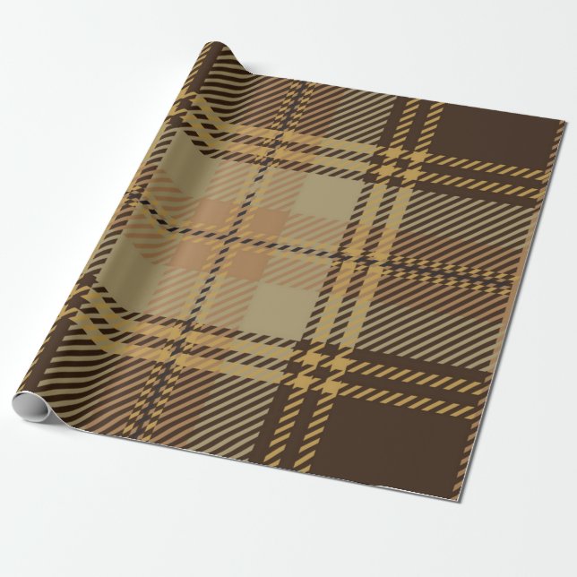 Papel De Presente Padrão verificado (Desenrolado)