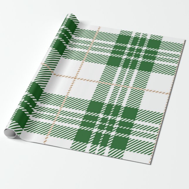 Papel De Presente Padrão verificado (Desenrolado)