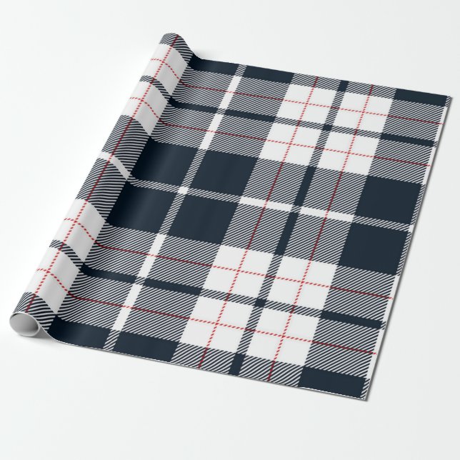 Papel De Presente Padrão verificado (Desenrolado)