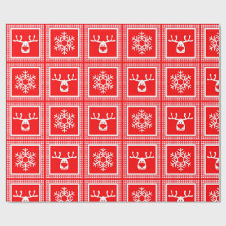 Papel De Presente padrão xadrez, ano novo, natal