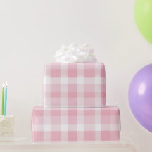 Padrão Xadrez Rosa Claro Branco Gingham Bege