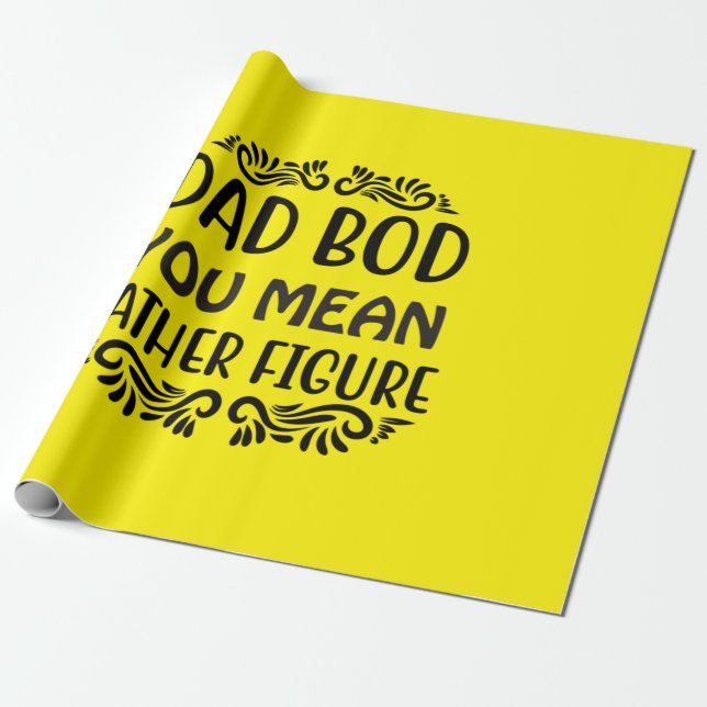 Papel De Presente Padre Gift Você Quer Dizer "Padre" (Desenrolado)
