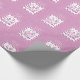 Papel De Presente Padrinha Primeira Comunhão, Rosa
