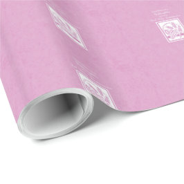 Papel De Presente Padrinha Primeira Comunhão, Rosa