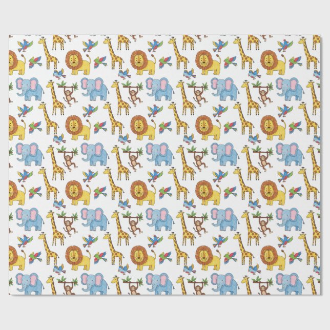 Papel De Presente padrões de animais (Aberto)