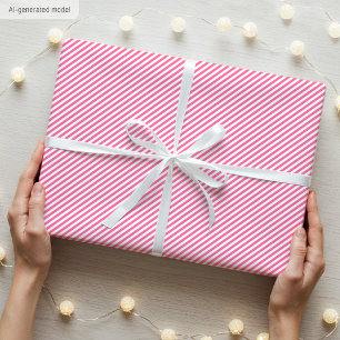 Papel De Presente Padrões de estilhaço fino e simples, cor-de-rosa,