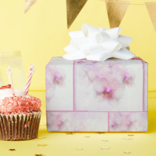 Papel De Presente Padrões de Glóbulos Cor-de-Rosa