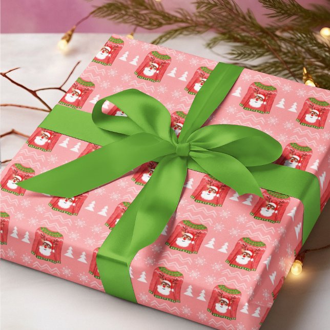 Papel De Presente Padrões de Natal para Rebelde Engraçado Feio (Criador carregado)