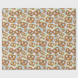 Papel De Presente padrões de pretzel