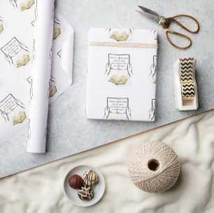 Papel De Presente Páginas Mágicas Arte de Parede para Cantinho de Le