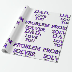 PAPEL DE PRESENTE PAI, AMO O SEU PROBLEMA SOLVER 2