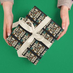 Papel De Presente Pai de dia de os pais por dia Gamer à noite