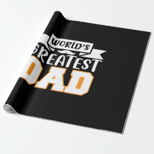 Papel De Presente Pai de presentes Maior Pai do mundo