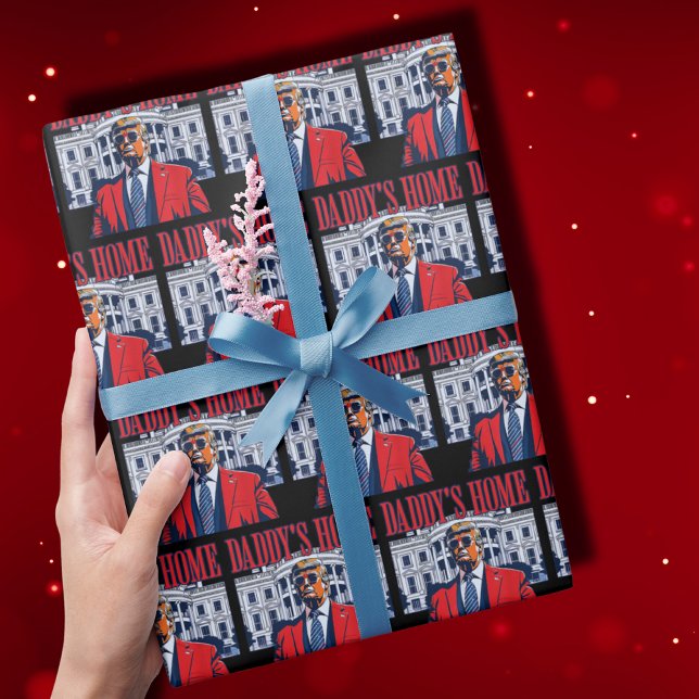 Papel De Presente Pai Home Trump (Criador carregado)