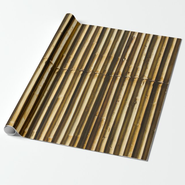 Papel De Presente Painel de madeira marrom (Desenrolado)