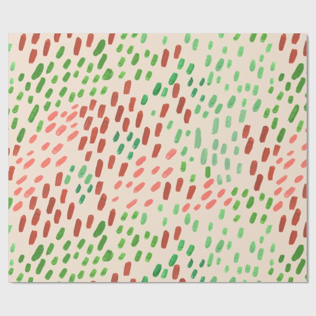 Papel De Presente Painted Dots Earth Tone (Aberto)