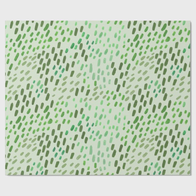 Papel De Presente Painted Dots Pattern – Hand-Painted Abstract Brush (Aberto)