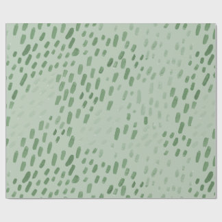 Papel De Presente Painted Dots Sage