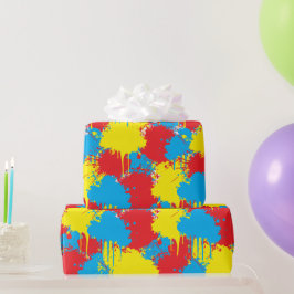 Papel De Presente Painting Party Kids Birthday