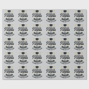 Papel De Presente Pais aliviados de graduado engraçado formatura 202