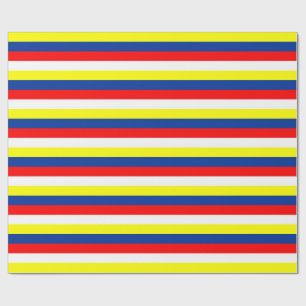 Papel De Presente País das faixas de bandeira da Venezuela na Malási