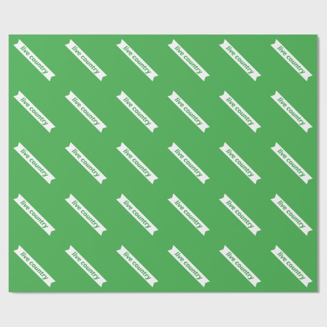 Papel De Presente País Vivo (Aberto)