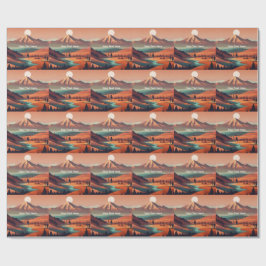 Papel De Presente paisagem boho