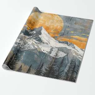 Papel De Presente Paisagem de montanha majestosa - Natureza russa