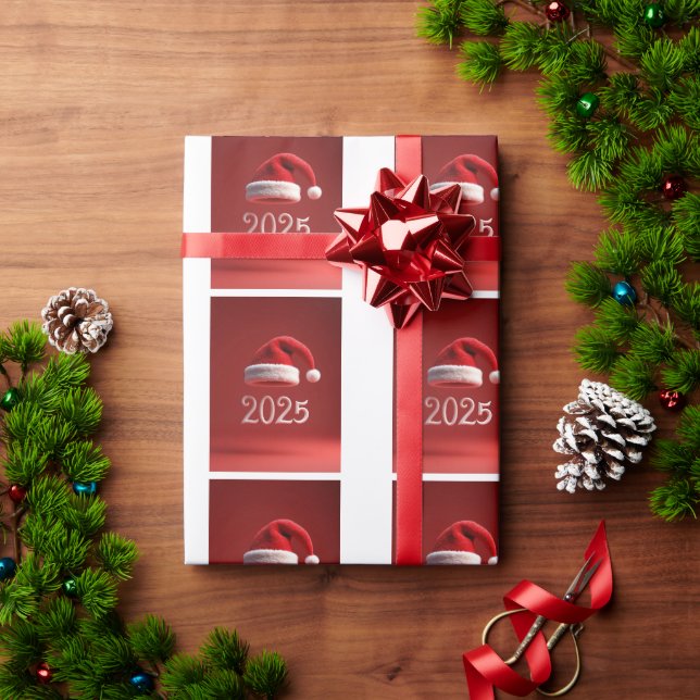 Papel De Presente paisagem de neve de natal (Presente de Natal)