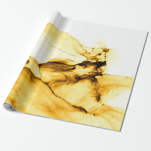 Papel De Presente Paisagem de silhuetas de coco, sol tropical