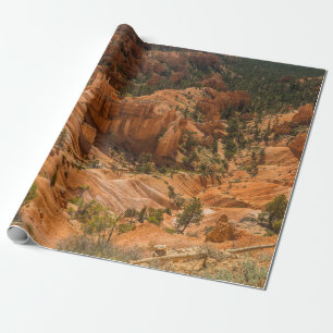 Papel De Presente Paisagem deserta do Parque Nacional de Bryce Canyo