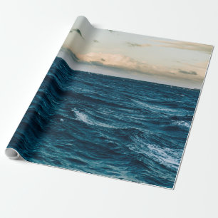 Papel De Presente Paisagem do Mar bonito