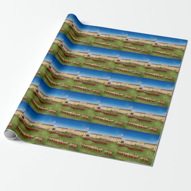 Papel De Presente Palácio de Schoenbrunn Viena Áustria (Desenrolado)