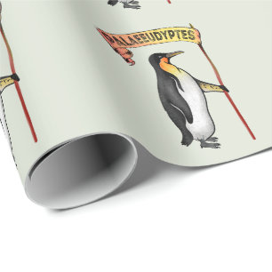 Papel De Presente Palaeeudyptes Extinct Penguin