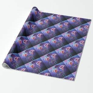 Papel De Presente Palas Roxas Lilac E Arte Roxa
