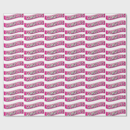 Papel De Presente Palavras de dia de as mães "Gorgeous"