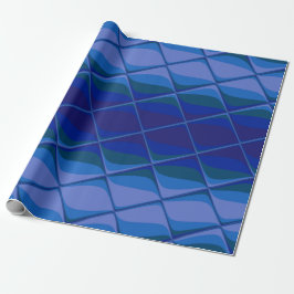 Papel De Presente paleta índigo