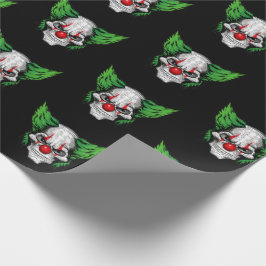 Papel De Presente Palhaço assustador com olhos assustadores