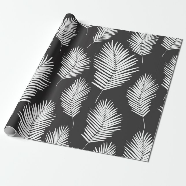 Papel De Presente Palm Leafre (Desenrolado)
