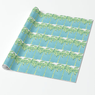 Papel De Presente Palmas da arte moderna