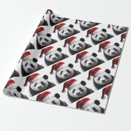 Papel De Presente Panda Bear Natal