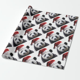 Papel De Presente Panda Bear Natal