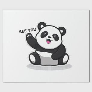 Papel De Presente panda bonitinho